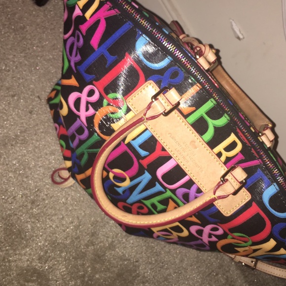 Black Dooney and Bourke with Multicolor Monogram - Picture 3 of 6